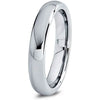 Classic Domed 4mm Highly Polished Women’s Tungsten Carbide Wedding Band