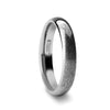 Liam Tungsten Wedding Band Set With Custom Fingerprint Engraved - 4mm - 12mm